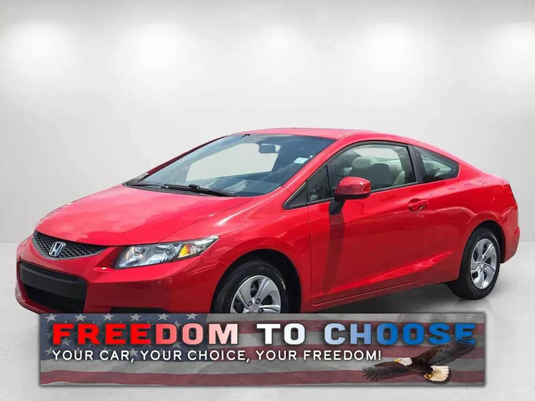 2013 Honda Civic Cpe LX (2HGFG3B52DH) with an Other engine, located at 7000 Northlake Connector, Columbus, GA, 31904, (706) 987-8085, 32.524975, -84.978134 - **Drive into Adventure with the 2013 Honda Civic Coupe!**<br /> <br /> Are you ready to elevate your daily commutes or weekend getaways? The 2013 Honda Civic Coupe is the perfect companion for budget-conscious buyers who crave style and reliability. With its sleek red exterior and sporty design, thi - Photo#0