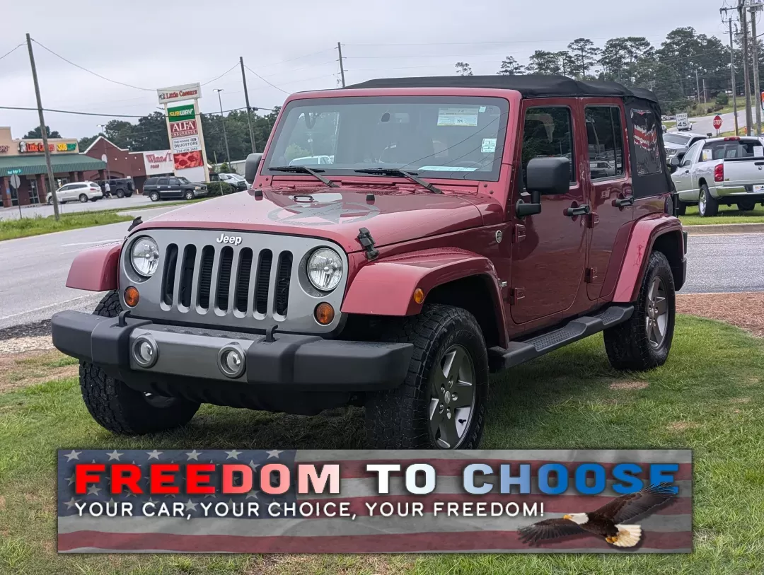 2013 /Black Interior Jeep Wrangler Unlimited Freedom Edition (1C4BJWDG6DL) with an Other engine, located at 7000 Northlake Connector, Columbus, GA, 31904, (706) 987-8085, 32.524975, -84.978134 - **Adventure Awaits: 2013 Jeep Wrangler Unlimited Freedom Edition Your Next Weekend Warrior!**<br /> <br /> Are you ready to elevate your adventures? Whether you're planning weekend getaways, tackling rugged terrains, or simply cruising around Phenix City, AL, the 2013 Jeep Wrangler Unlimited Freedo - Photo#0