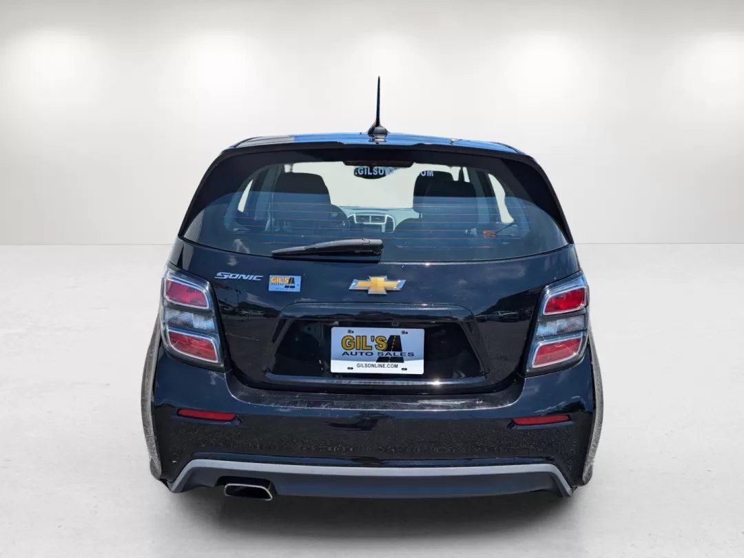2019 /Jet Black/Dark Titanium Chevrolet Sonic LT (1G1JG6SB9K4) with an Other engine, located at 804 22nd Ave, Phenix City, AL, 36870, (334) 297-1860, 32.484749, -85.024475 - **Discover Your Perfect Companion for Daily Adventures: The 2019 Chevrolet Sonic LT Hatchback at Gils Auto!**<br /> <br /> Looking for a versatile and stylish hatchback that fits seamlessly into your busy lifestyle? The 2019 Chevrolet Sonic LT is your answer! Perfect for urban commuters, families on - Photo#5