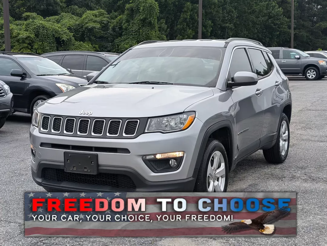 2018 /Black Jeep Compass Latitude (3C4NJDBB7JT) with an Other engine, located at 3959 U.S. 80 W, Phenix City, AL, 36870, (334) 297-4885, 32.469296, -85.135185 - **Adventure Awaits with this 2018 Jeep Compass Latitude Perfect for Family Getaways!**<br /> <br /> Are you ready to elevate your adventures? The 2018 Jeep Compass Latitude is the ideal SUV for families seeking both comfort and capability, making it your perfect companion for weekend getaways or da - Photo#0