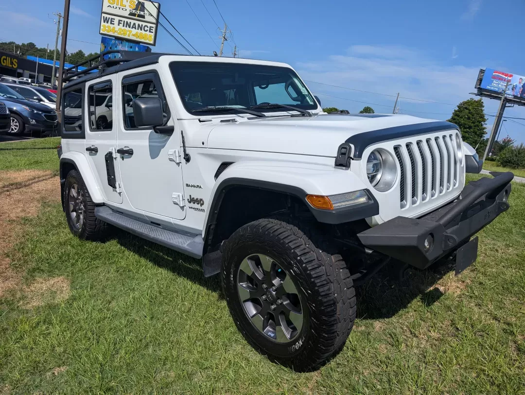 2018 /Black Jeep Wrangler Unlimited Sahara (1C4HJXEG3JW) with an Other engine, located at 3959 U.S. 80 W, Phenix City, AL, 36870, (334) 297-4885, 32.469296, -85.135185 - Adventure awaits with this stunning 2018 Jeep Wrangler Unlimited Sahara, a perfect companion for those who love the great outdoors! Whether you're navigating weekend getaways, family road trips, or simply commuting to work in style, this convertible 4WD SUV is designed to meet all your driving needs - Photo#2