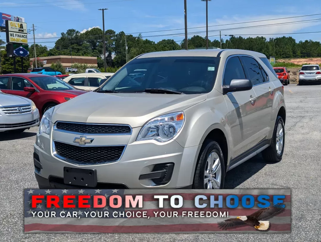 2015 /Jet Black Chevrolet Equinox LS (2GNALAEK6F1) with an Other engine, located at 3959 U.S. 80 W, Phenix City, AL, 36870, (334) 297-4885, 32.469296, -85.135185 - Discover the perfect blend of comfort, style, and versatility with the 2015 Chevrolet Equinox LS, available now at Gils Auto in Phenix City, AL. This spacious SUV is designed for families on the go, weekend adventurers, or anyone needing a reliable vehicle for daily commutes. With its flexible fuel - Photo#0