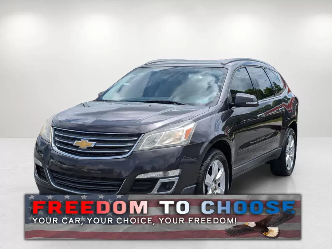 2016 /Ebony Chevrolet Traverse LT (1GNKRGKD4GJ) with an Other engine, located at 804 22nd Ave, Phenix City, AL, 36870, (334) 297-1860, 32.484749, -85.024475 - **Explore Adventure in a 2016 Chevrolet Traverse LT Perfect for Growing Families and Weekend Getaways!**<br /> <br /> Are you in search of a reliable SUV that seamlessly blends comfort, space, and performance? Look no further! At Gils Auto - Phenix City #2, we proudly present the 2016 Chevrolet Tra - Photo#0