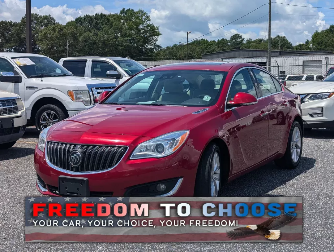 2014 /Light Neutral Buick Regal Premium II (2G4GR5GX1E9) with an Other engine, located at 3959 U.S. 80 W, Phenix City, AL, 36870, (334) 297-4885, 32.469296, -85.135185 - Are you ready to elevate your driving experience? Imagine cruising around Phenix City in a sleek, luxurious sedan that not only turns heads but also offers the reliability and comfort your lifestyle demands. Introducing the 2014 Buick Regal Premium II, exclusively available at Gils Auto, your truste - Photo#0