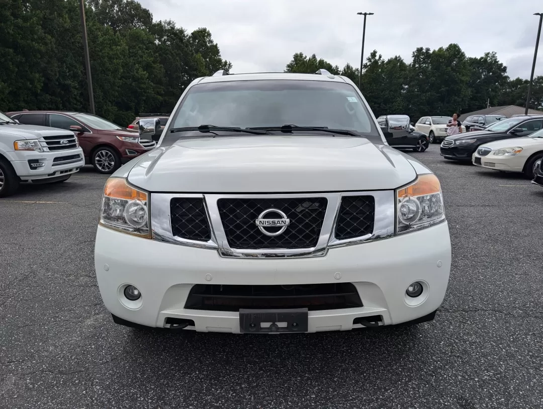 2015 /Charcoal Nissan Armada Platinum (5N1BA0NF3FN) with an Other engine, located at 3959 U.S. 80 W, Phenix City, AL, 36870, (334) 297-4885, 32.469296, -85.135185 - **Elevate Your Adventures with the 2015 Nissan Armada Platinum at Gils Auto!**<br /> <br /> Ready to embark on unforgettable family road trips? Look no further than the 2015 Nissan Armada Platinum, an SUV designed to accommodate your lifestyle. With its spacious interior, luxurious features, and rug - Photo#1