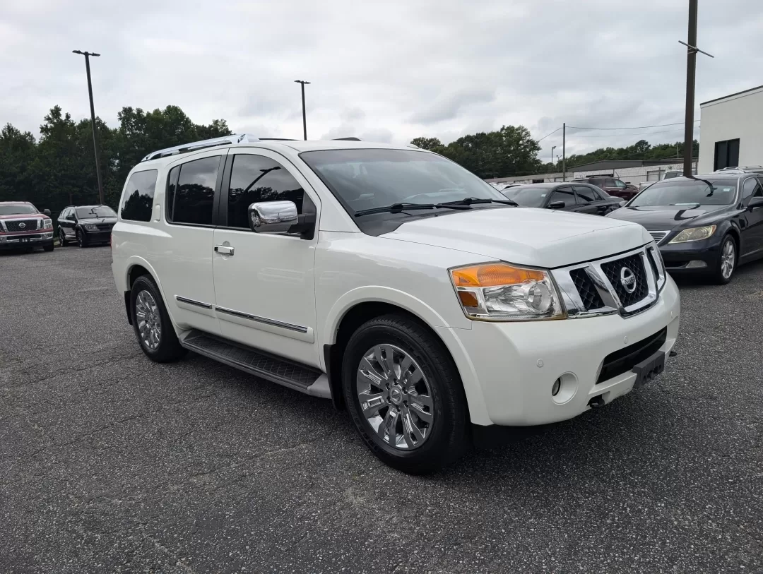 2015 /Charcoal Nissan Armada Platinum (5N1BA0NF3FN) with an Other engine, located at 3959 U.S. 80 W, Phenix City, AL, 36870, (334) 297-4885, 32.469296, -85.135185 - **Elevate Your Adventures with the 2015 Nissan Armada Platinum at Gils Auto!**<br /> <br /> Ready to embark on unforgettable family road trips? Look no further than the 2015 Nissan Armada Platinum, an SUV designed to accommodate your lifestyle. With its spacious interior, luxurious features, and rug - Photo#2