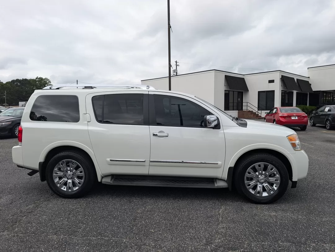 2015 /Charcoal Nissan Armada Platinum (5N1BA0NF3FN) with an Other engine, located at 3959 U.S. 80 W, Phenix City, AL, 36870, (334) 297-4885, 32.469296, -85.135185 - **Elevate Your Adventures with the 2015 Nissan Armada Platinum at Gils Auto!**<br /> <br /> Ready to embark on unforgettable family road trips? Look no further than the 2015 Nissan Armada Platinum, an SUV designed to accommodate your lifestyle. With its spacious interior, luxurious features, and rug - Photo#3