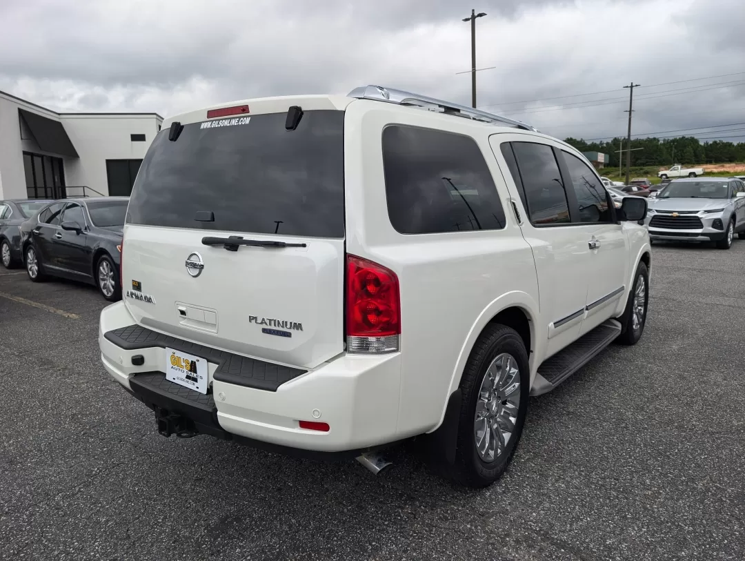 2015 /Charcoal Nissan Armada Platinum (5N1BA0NF3FN) with an Other engine, located at 3959 U.S. 80 W, Phenix City, AL, 36870, (334) 297-4885, 32.469296, -85.135185 - **Elevate Your Adventures with the 2015 Nissan Armada Platinum at Gils Auto!**<br /> <br /> Ready to embark on unforgettable family road trips? Look no further than the 2015 Nissan Armada Platinum, an SUV designed to accommodate your lifestyle. With its spacious interior, luxurious features, and rug - Photo#4