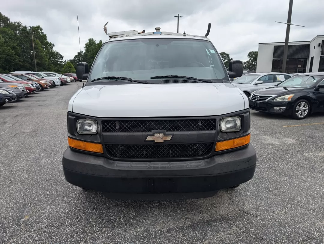 2015 /Medium Pewter Chevrolet Express Cargo Van (1GCWGFCF1F1) with an Other engine, located at 3959 U.S. 80 W, Phenix City, AL, 36870, (334) 297-4885, 32.469296, -85.135185 - Are you in the market for a reliable vehicle that can tackle tough jobs while providing you with the comfort and tech features you need? Look no further than this 2015 Chevrolet Express Cargo Van, available at Gils Auto in Phenix City, AL. This full-size cargo van is not just a vehicle; it's a versa - Photo#1