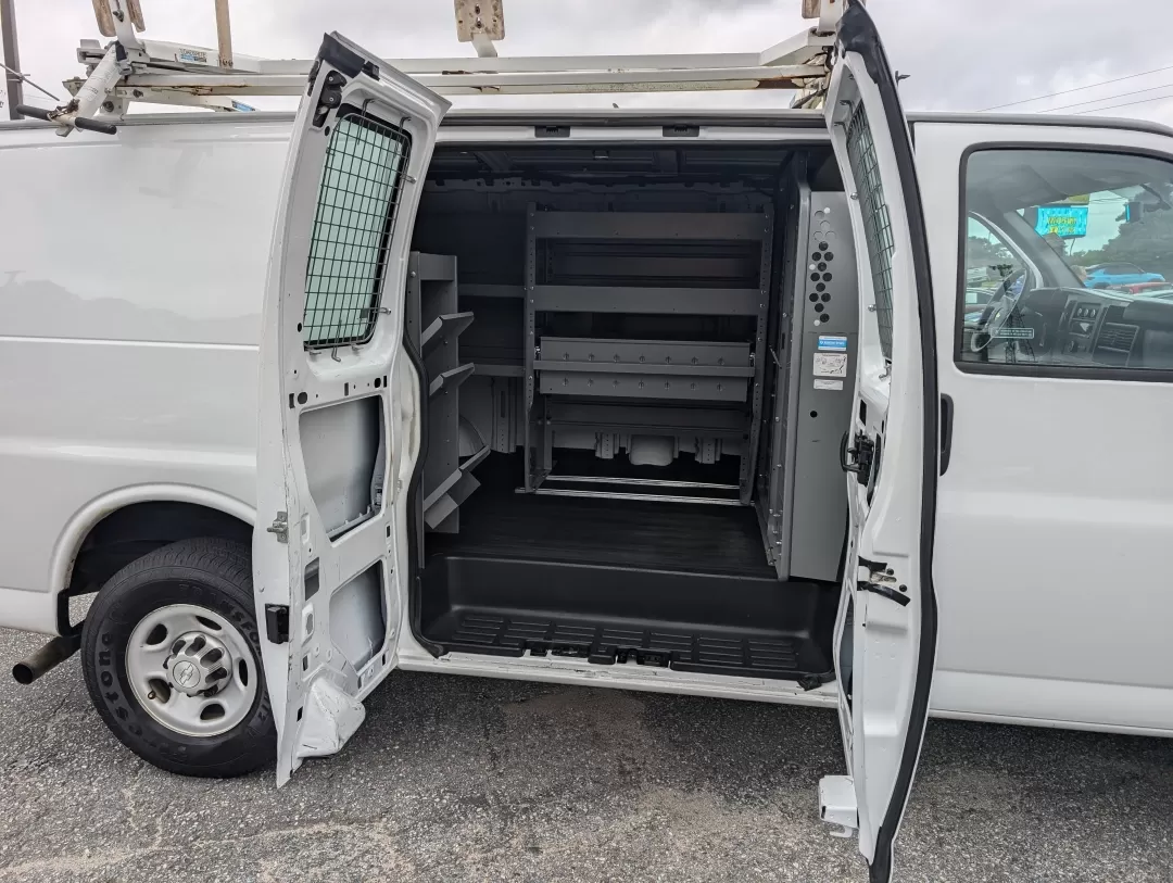 2015 /Medium Pewter Chevrolet Express Cargo Van (1GCWGFCF1F1) with an Other engine, located at 3959 U.S. 80 W, Phenix City, AL, 36870, (334) 297-4885, 32.469296, -85.135185 - Are you in the market for a reliable vehicle that can tackle tough jobs while providing you with the comfort and tech features you need? Look no further than this 2015 Chevrolet Express Cargo Van, available at Gils Auto in Phenix City, AL. This full-size cargo van is not just a vehicle; it's a versa - Photo#11