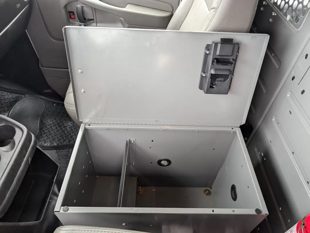 2015 /Medium Pewter Chevrolet Express Cargo Van (1GCWGFCF1F1) with an Other engine, located at 3959 U.S. 80 W, Phenix City, AL, 36870, (334) 297-4885, 32.469296, -85.135185 - Are you in the market for a reliable vehicle that can tackle tough jobs while providing you with the comfort and tech features you need? Look no further than this 2015 Chevrolet Express Cargo Van, available at Gils Auto in Phenix City, AL. This full-size cargo van is not just a vehicle; it's a versa - Photo#14