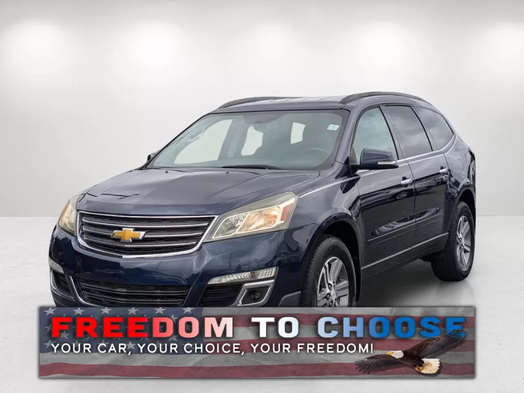 2015 /Ebony Chevrolet Traverse LT (1GNKRHKD0FJ) with an Other engine, located at 3959 U.S. 80 W, Phenix City, AL, 36870, (334) 297-4885, 32.469296, -85.135185 - ### Discover Your New Family Adventure with the 2015 Chevrolet Traverse LT at Gils Auto!<br /> <br /> If you're searching for the ultimate family SUV that combines comfort, space, and reliability, look no further than the stunning 2015 Chevrolet Traverse LT available at Gils Auto in Phenix City, AL. - Photo#0