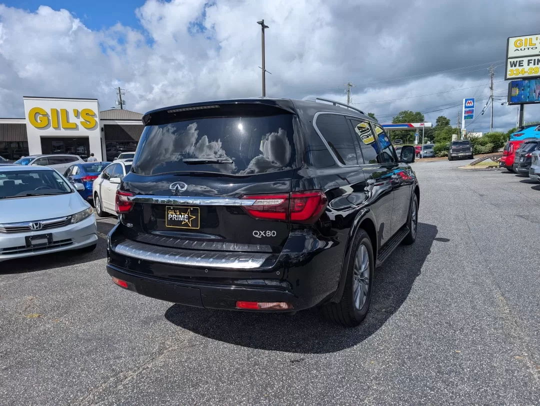 2021 /Graphite Infiniti QX80 LUXE (JN8AZ2AE9M9) with an Other engine, located at 3959 U.S. 80 W, Phenix City, AL, 36870, (334) 297-4885, 32.469296, -85.135185 - Are you ready to elevate your adventures and everyday drives? The 2021 Infiniti QX80 LUXE is your passport to a life filled with luxury, comfort, and capability, making it the perfect choice for growing families, weekend explorers, or anyone who values a high-end driving experience. This stunning SU - Photo#4