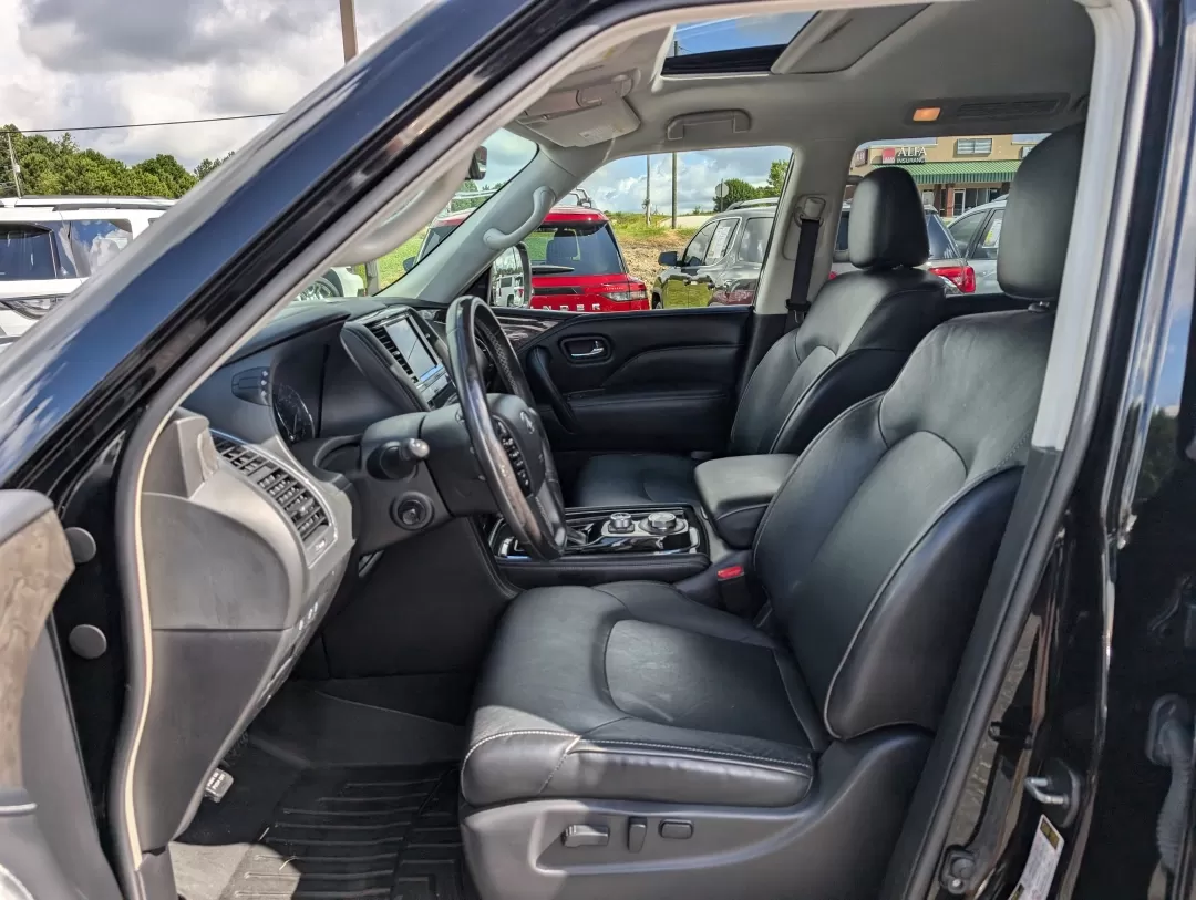 2021 /Graphite Infiniti QX80 LUXE (JN8AZ2AE9M9) with an Other engine, located at 3959 U.S. 80 W, Phenix City, AL, 36870, (334) 297-4885, 32.469296, -85.135185 - Are you ready to elevate your adventures and everyday drives? The 2021 Infiniti QX80 LUXE is your passport to a life filled with luxury, comfort, and capability, making it the perfect choice for growing families, weekend explorers, or anyone who values a high-end driving experience. This stunning SU - Photo#9