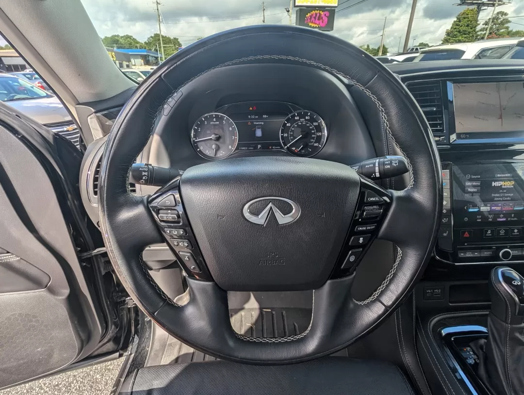 2021 /Graphite Infiniti QX80 LUXE (JN8AZ2AE9M9) with an Other engine, located at 3959 U.S. 80 W, Phenix City, AL, 36870, (334) 297-4885, 32.469296, -85.135185 - Are you ready to elevate your adventures and everyday drives? The 2021 Infiniti QX80 LUXE is your passport to a life filled with luxury, comfort, and capability, making it the perfect choice for growing families, weekend explorers, or anyone who values a high-end driving experience. This stunning SU - Photo#16