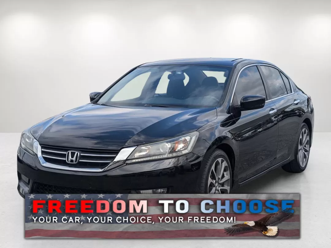 2015 Honda Accord Sedan Sport (1HGCR2F54FA) with an Other engine, located at 1430 Gateway Drive, Opelika, AL, 36801, (334) 239-0944, 32.637871, -85.409790 - Experience the perfect blend of style, comfort, and reliability with the 2015 Honda Accord Sedan, proudly presented by Gils Auto in Phenix City, AL. This vehicle is not just a means of transportation; it's a lifestyle choice for those seeking a dependable commute, family adventures, or weekend road - Photo#0