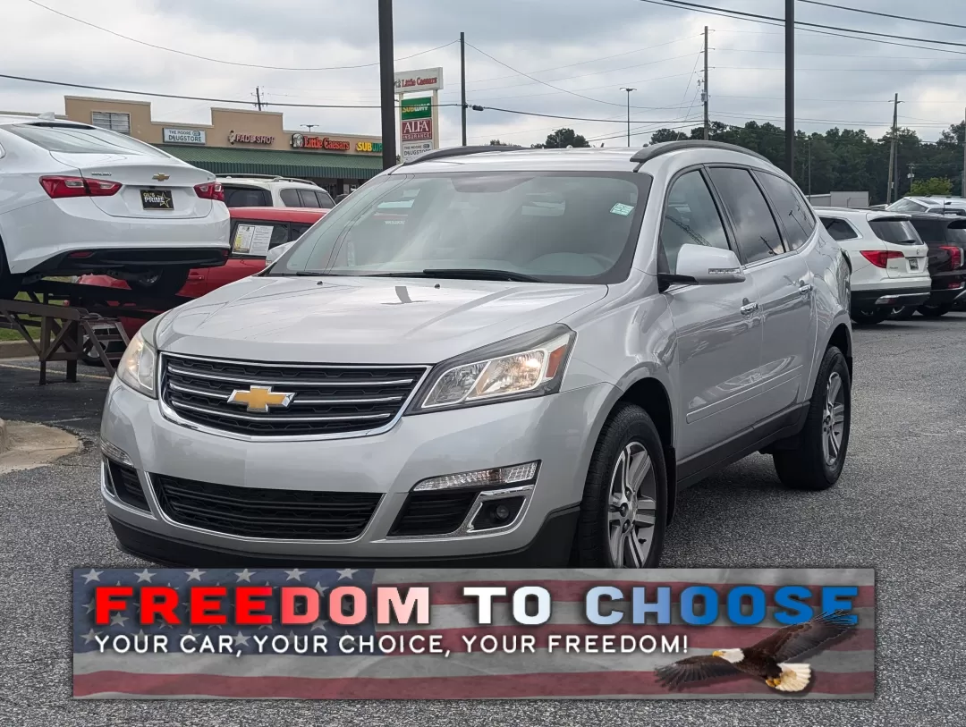 2017 /Dark Titanium/Light Titanium Chevrolet Traverse LT (1GNKRHKD0HJ) with an Other engine, located at 3959 U.S. 80 W, Phenix City, AL, 36870, (334) 297-4885, 32.469296, -85.135185 - **Discover Your Next Adventure with the 2017 Chevrolet Traverse LT at Gils Auto!**<br /> <br /> Are you in search of a reliable SUV that can cater to your family's needs, embark on weekend getaways, or simply provide a comfortable ride for your daily commute? Look no further! The 2017 Chevrolet Trav - Photo#0