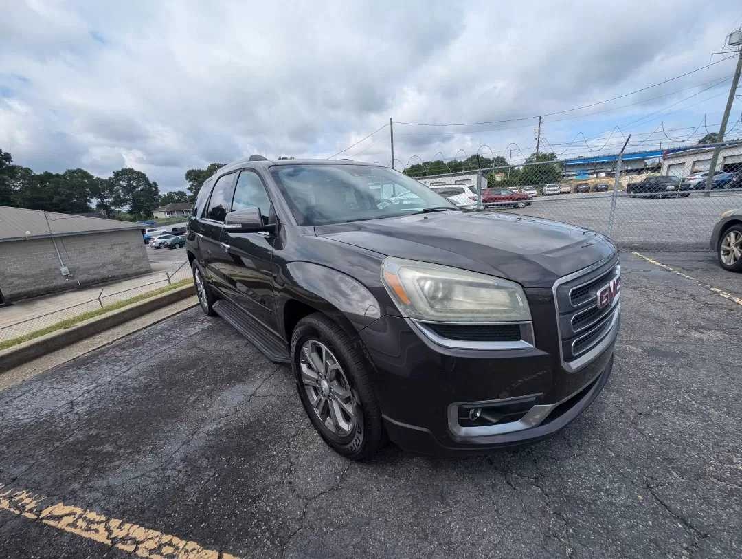 2014 /Ebony GMC Acadia SLT (1GKKRRKD5EJ) with an Other engine, located at 3959 U.S. 80 W, Phenix City, AL, 36870, (334) 297-4885, 32.469296, -85.135185 - **Discover Your Next Adventure with This 2014 GMC Acadia SLT!**<br /> <br /> Are you searching for the perfect vehicle to transport your family, friends, or gear on your next weekend getaway or long commute? Look no further! The 2014 GMC Acadia SLT is the ultimate SUV designed for comfortable travel - Photo#2