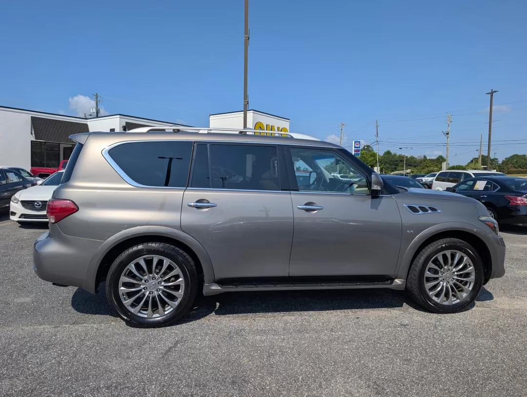 2015 /Wheat Infiniti QX80 (JN8AZ2NF4F9) with an Other engine, located at 3959 U.S. 80 W, Phenix City, AL, 36870, (334) 297-4885, 32.469296, -85.135185 - ### Experience Luxury and Versatility with the 2015 Infiniti QX80 at Gils Auto<br /> <br /> Looking for a vehicle that perfectly blends luxury with practicality? Meet the 2015 Infiniti QX80, available now at Gils Auto in Phenix City, AL. This stunning SUV is not just a mode of transportation; it's a - Photo#3