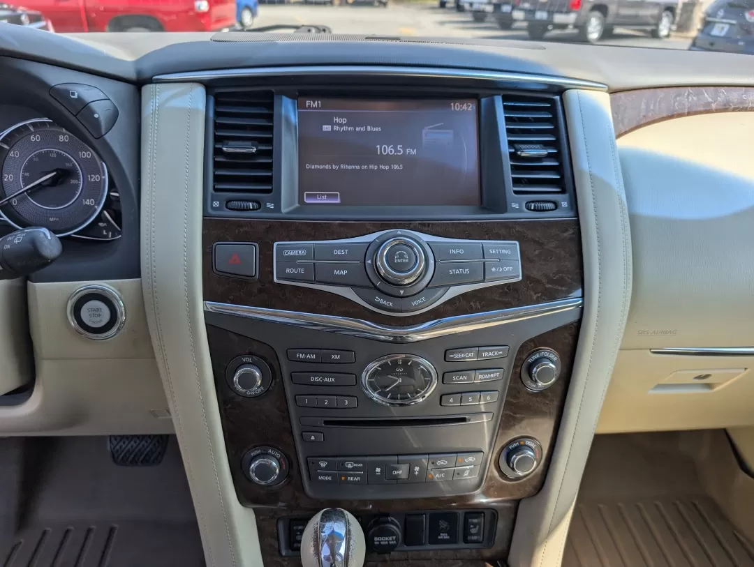 2015 /Wheat Infiniti QX80 (JN8AZ2NF4F9) with an Other engine, located at 3959 U.S. 80 W, Phenix City, AL, 36870, (334) 297-4885, 32.469296, -85.135185 - ### Experience Luxury and Versatility with the 2015 Infiniti QX80 at Gils Auto<br /> <br /> Looking for a vehicle that perfectly blends luxury with practicality? Meet the 2015 Infiniti QX80, available now at Gils Auto in Phenix City, AL. This stunning SUV is not just a mode of transportation; it's a - Photo#14