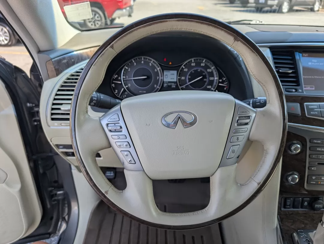 2015 /Wheat Infiniti QX80 (JN8AZ2NF4F9) with an Other engine, located at 3959 U.S. 80 W, Phenix City, AL, 36870, (334) 297-4885, 32.469296, -85.135185 - ### Experience Luxury and Versatility with the 2015 Infiniti QX80 at Gils Auto<br /> <br /> Looking for a vehicle that perfectly blends luxury with practicality? Meet the 2015 Infiniti QX80, available now at Gils Auto in Phenix City, AL. This stunning SUV is not just a mode of transportation; it's a - Photo#15