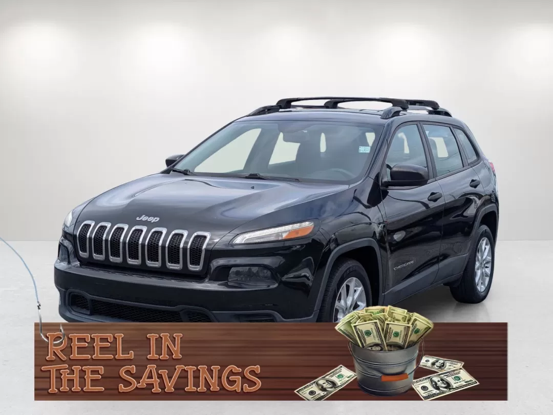 2015 /Black Jeep Cherokee Sport (1C4PJLAB8FW) with an Other engine, located at 5115 14th Ave., Columbus, GA, 31904, (706) 323-0345, 32.511494, -84.971046 - 2015 Jeep Cherokee Sport - Photo#0