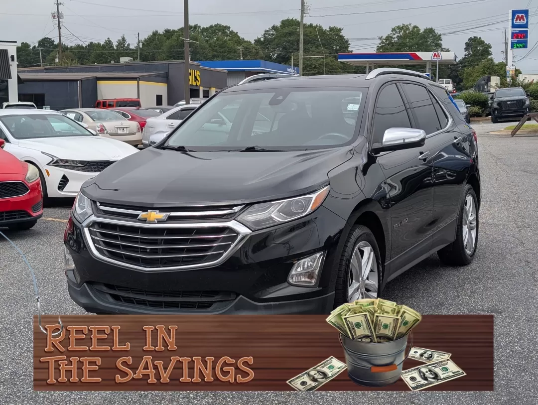 2018 /Jet Black Chevrolet Equinox Premier (3GNAXMEV3JL) with an Other engine, located at 3959 U.S. 80 W, Phenix City, AL, 36870, (334) 297-4885, 32.469296, -85.135185 - **Adventure Awaits with the 2018 Chevrolet Equinox Premier - Your Perfect SUV for Any Journey!**<br /> <br /> Are you in search of a versatile vehicle that seamlessly blends style, comfort, and technology? Look no further than this stunning 2018 Chevrolet Equinox Premier, available now at Gils Auto - Photo#0