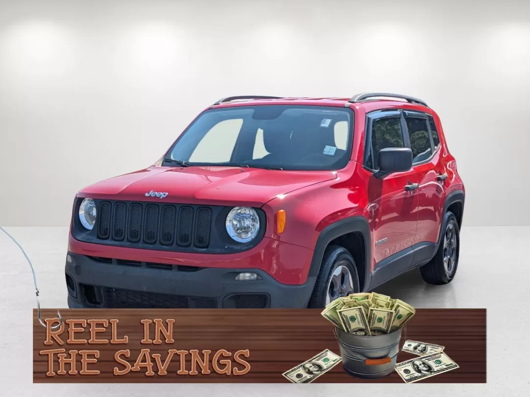 2017 /Black Jeep Renegade Sport (ZACCJAAB7HP) with an Other engine, located at 1430 Gateway Drive, Opelika, AL, 36801, (334) 239-0944, 32.637871, -85.409790 - **Adventure Awaits: 2017 Jeep Renegade Sport Perfect for Your Next Excursion!**<br /> <br /> Are you ready to take on the road with style and confidence? The 2017 Jeep Renegade Sport is the perfect crossover for those who embrace adventure while needing versatility for daily life. Whether you're co - Photo#0
