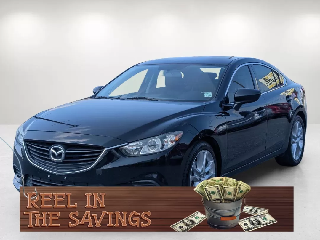 2015 /Black Mazda Mazda6 i Touring (JM1GJ1V5XF1) with an Other engine, located at 3959 U.S. 80 W, Phenix City, AL, 36870, (334) 297-4885, 32.469296, -85.135185 - **Elevate Your Daily Drive with the 2015 Mazda6 i Touring Perfect for Phenix City Adventures!**<br /> <br /> Experience the joy of driving with the sleek and stylish 2015 Mazda6 i Touring, an ideal choice for those seeking a blend of comfort, performance, and modern technology in Phenix City, AL. W - Photo#0
