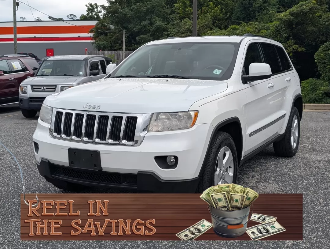 2013 /Black Jeep Grand Cherokee Laredo (1C4RJFAG6DC) with an Other engine, located at 3959 U.S. 80 W, Phenix City, AL, 36870, (334) 297-4885, 32.469296, -85.135185 - **Experience Adventure with the 2013 Jeep Grand Cherokee Laredo at Gils Auto!**<br /> <br /> Are you ready to elevate your adventures with a vehicle that can handle everything life throws your way? Look no further than the 2013 Jeep Grand Cherokee Laredo, available now at Gils Auto in Phenix City, A - Photo#0