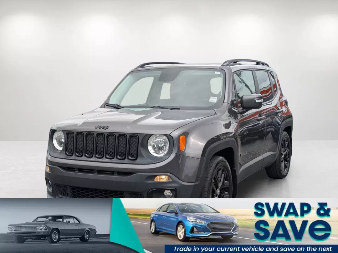2017 /Black Jeep Renegade Altitude (ZACCJABB4HP) with an Other engine, located at 7000 Northlake Connector, Columbus, GA, 31904, (706) 987-8085, 32.524975, -84.978134 - Are you searching for the perfect vehicle for your next adventure or daily commute? Look no further! Gils Auto in Phenix City, AL, has just what you need with this stunning 2017 Jeep Renegade Altitude. With a versatile design and plenty of tech features, this crossover is ideal for both weekend geta - Photo#0