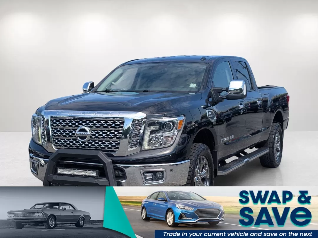 2017 /Black Nissan Titan XD SL (1N6BA1F49HN) with an Other engine, located at 3959 U.S. 80 W, Phenix City, AL, 36870, (334) 297-4885, 32.469296, -85.135185 - **Elevate Your Adventures with the 2017 Nissan Titan XD Perfect for the Modern Lifestyle!**<br /> <br /> Are you ready to upgrade your driving experience? Whether you're a growing family needing room and versatility, a weekend warrior craving off-road adventures, or simply someone who values comfor - Photo#0