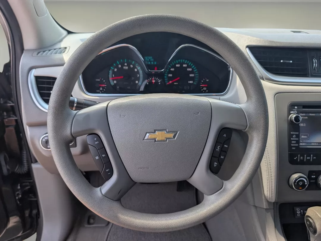 2015 /Dark Titanium/Light Titanium Chevrolet Traverse LS (1GNKRFEDXFJ) with an Other engine, located at 3959 U.S. 80 W, Phenix City, AL, 36870, (334) 297-4885, 32.469296, -85.135185 - **Discover Your Next Adventure with the 2015 Chevrolet Traverse LS at Gils Auto!**<br /> <br /> Are you ready to elevate your family's adventures or conquer your daily commute? The 2015 Chevrolet Traverse LS is your answer, designed with ample space and modern features to accommodate every need. Fro - Photo#16