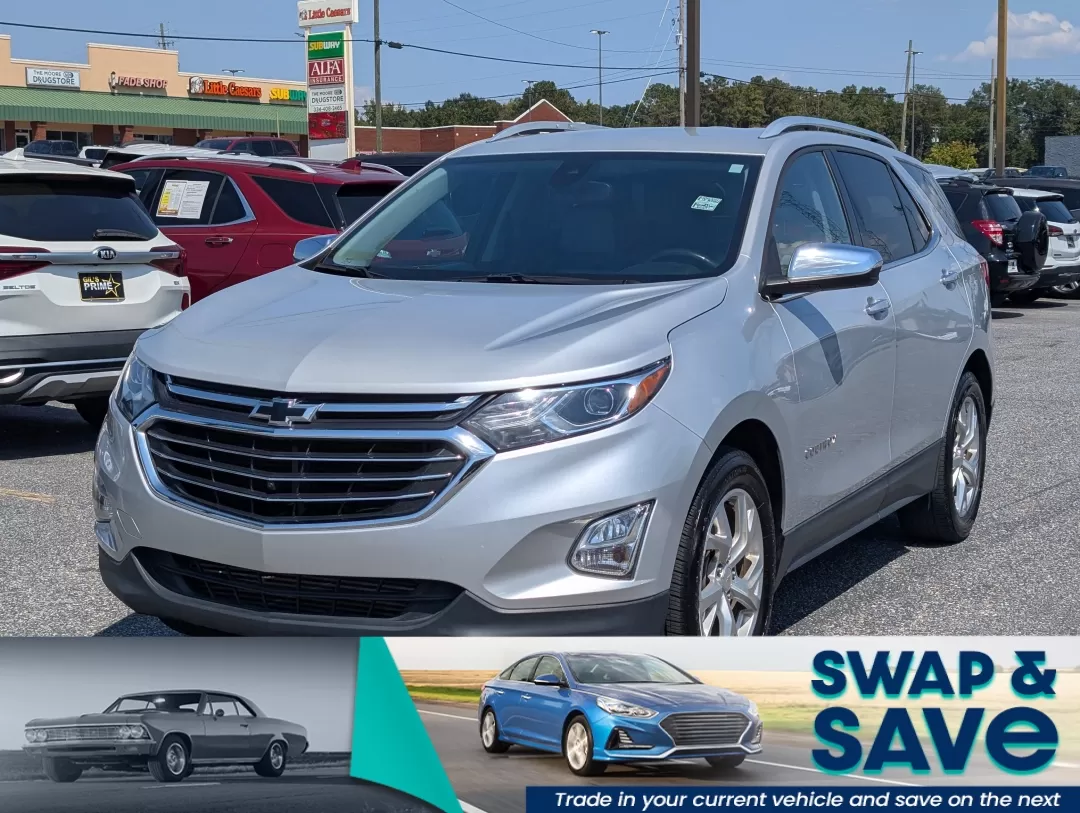 2018 /Medium Ash Gray Chevrolet Equinox Premier (2GNAXMEV4J6) with an Other engine, located at 3959 U.S. 80 W, Phenix City, AL, 36870, (334) 297-4885, 32.469296, -85.135185 - 2018 Chevrolet Equinox Premier - Photo#0