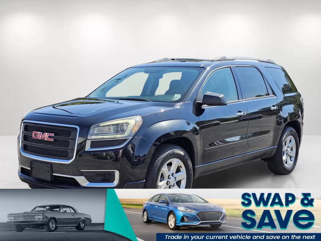 2015 /Ebony GMC Acadia SLE (1GKKVPKD4FJ) with an Other engine, located at 3959 U.S. 80 W, Phenix City, AL, 36870, (334) 297-4885, 32.469296, -85.135185 - **Discover Adventure with the 2015 GMC Acadia at Gils Auto - Your Family's Next SUV!**<br /> <br /> Are you in search of the perfect vehicle for family road trips or weekend adventures? Look no further! The 2015 GMC Acadia, available at Gils Auto in Phenix City, AL, offers a spacious, comfortable ri - Photo#0