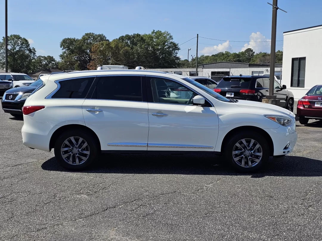 2013 /Wheat Infiniti JX35 (5N1AL0MN9DC) with an Other engine, located at 3959 U.S. 80 W, Phenix City, AL, 36870, (334) 297-4885, 32.469296, -85.135185 - 2013 Infiniti JX35 - Photo#3