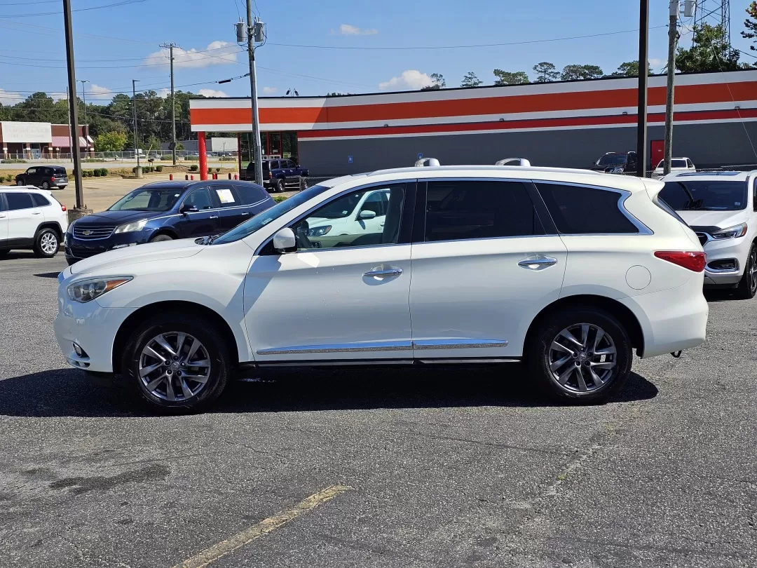 2013 /Wheat Infiniti JX35 (5N1AL0MN9DC) with an Other engine, located at 3959 U.S. 80 W, Phenix City, AL, 36870, (334) 297-4885, 32.469296, -85.135185 - 2013 Infiniti JX35 - Photo#7