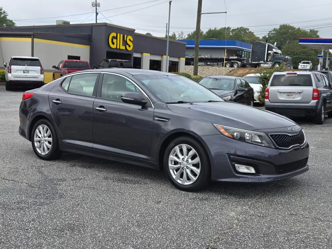 2015 /Beige Kia Optima LX (5XXGM4A75FG) with an Other engine, located at 3959 U.S. 80 W, Phenix City, AL, 36870, (334) 297-4885, 32.469296, -85.135185 - ### Drive into Adventure with the 2015 Kia Optima LX<br /> <br /> Are you looking for a reliable, stylish, and affordable sedan that perfectly blends comfort and practicality? Look no further than the stunning 2015 Kia Optima LX, available now at Gils Auto in Phenix City, AL! This versatile vehicle - Photo#3