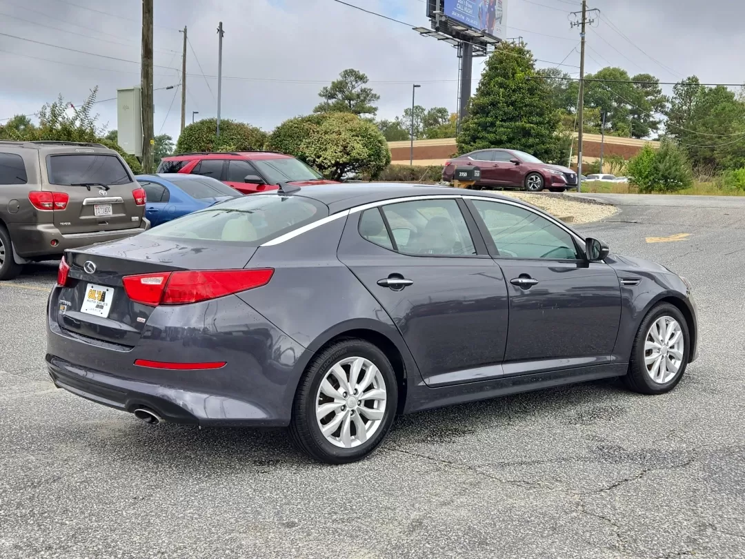 2015 /Beige Kia Optima LX (5XXGM4A75FG) with an Other engine, located at 3959 U.S. 80 W, Phenix City, AL, 36870, (334) 297-4885, 32.469296, -85.135185 - ### Drive into Adventure with the 2015 Kia Optima LX<br /> <br /> Are you looking for a reliable, stylish, and affordable sedan that perfectly blends comfort and practicality? Look no further than the stunning 2015 Kia Optima LX, available now at Gils Auto in Phenix City, AL! This versatile vehicle - Photo#5