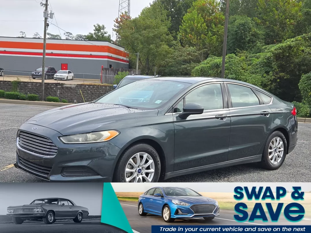 2015 Ford Fusion S (1FA6P0G72F5) with an Other engine, located at 3959 U.S. 80 W, Phenix City, AL, 36870, (334) 297-4885, 32.469296, -85.135185 - Experience the thrill of driving with this 2015 Ford Fusion S, an ideal sedan for those seeking a perfect blend of style, comfort, and fuel efficiency. Whether you're commuting to work in downtown Phenix City or taking a weekend road trip to nearby hotspots like Lake Harding, this vehicle is designe - Photo#0
