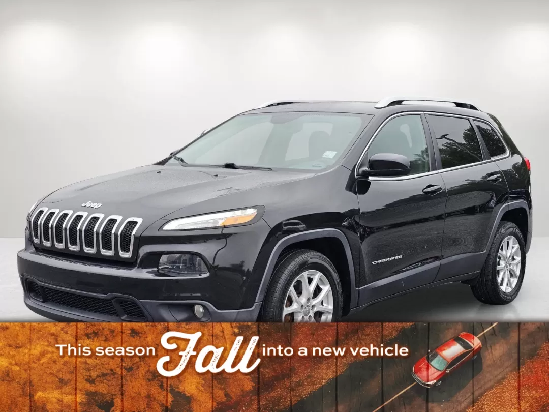 2016 /Black Jeep Cherokee Latitude (1C4PJLCB7GW) with an Other engine, located at 7000 Northlake Connector, Columbus, GA, 31904, (706) 987-8085, 32.524975, -84.978134 - 2016 Jeep Cherokee Latitude - Photo#0