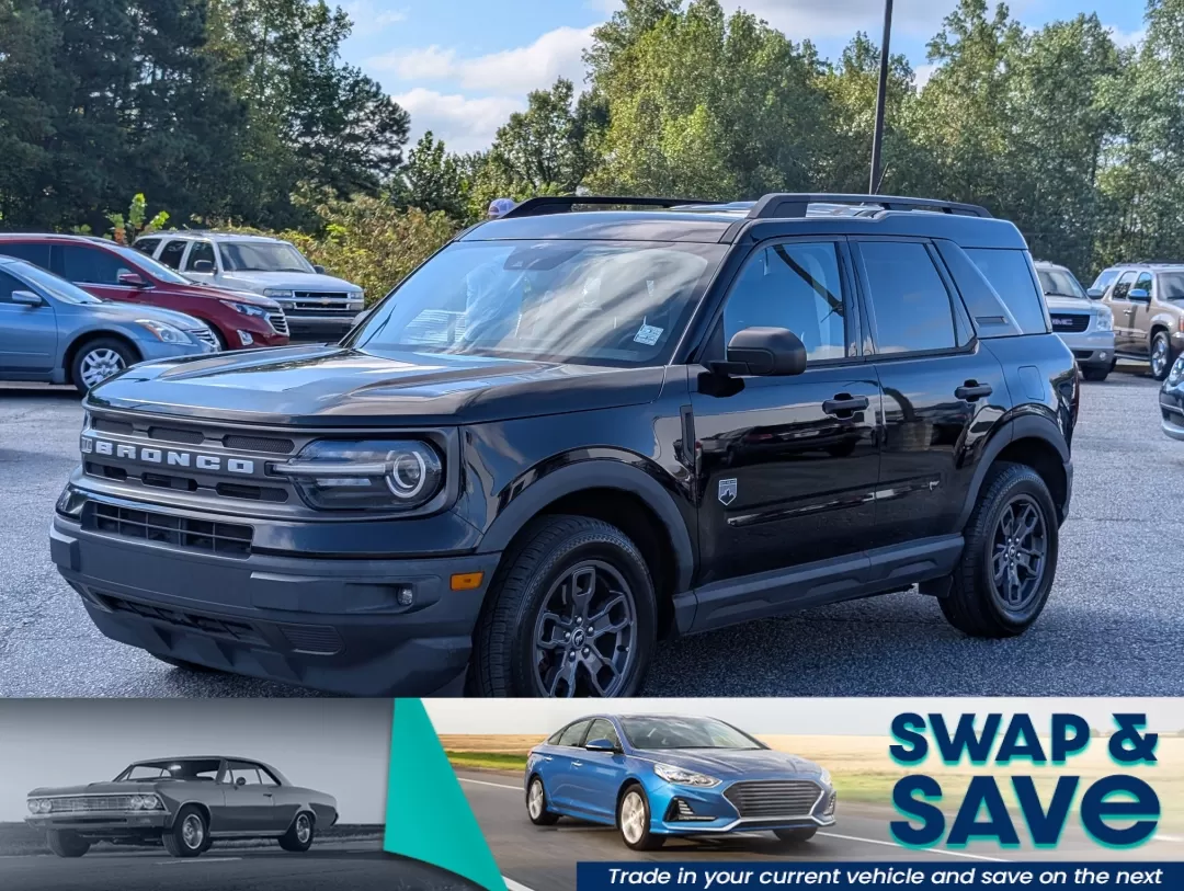 2021 /Ebony Ford Bronco Sport Big Bend (3FMCR9B64MR) with an Other engine, located at 3959 U.S. 80 W, Phenix City, AL, 36870, (334) 297-4885, 32.469296, -85.135185 - 2021 Ford Bronco Sport Big Bend - Photo#0