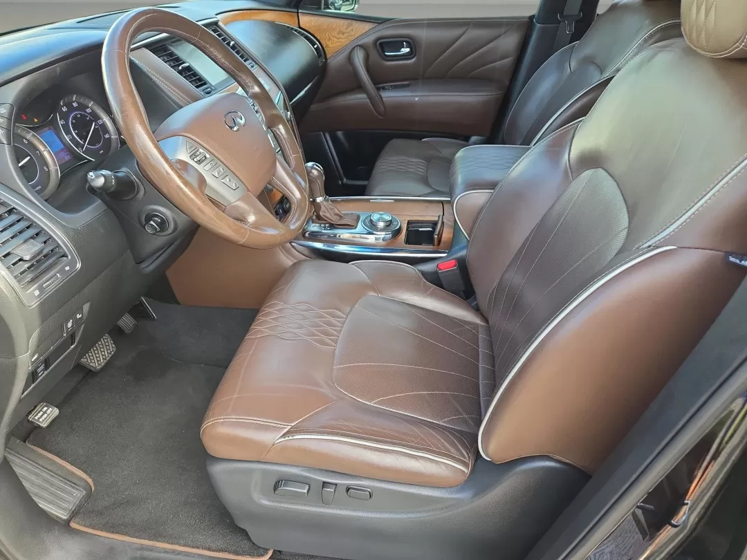 2017 /Truffle Brown Infiniti QX80 Limited (JN8AZ2NE3H9) with an Other engine, located at 3959 U.S. 80 W, Phenix City, AL, 36870, (334) 297-4885, 32.469296, -85.135185 - Are you searching for the perfect vehicle that complements your adventurous lifestyle or growing family? Look no further than the impressive 2017 Infiniti QX80 Limited, now available at Gils Auto in Phenix City, AL. This luxurious SUV is designed for those who crave both space and sophistication, of - Photo#12