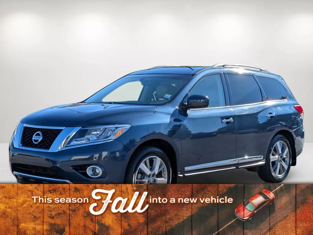 2013 /Almond Nissan Pathfinder Platinum (5N1AR2MM6DC) with an Other engine, located at 3959 U.S. 80 W, Phenix City, AL, 36870, (334) 297-4885, 32.469296, -85.135185 - **Explore New Adventures with the 2013 Nissan Pathfinder Platinum at Gils Auto in Phenix City, AL!**<br /> <br /> Are you ready to elevate your family outings, weekend getaways, and daily commutes? The 2013 Nissan Pathfinder Platinum is the perfect SUV for those who crave versatility and comfort in - Photo#0