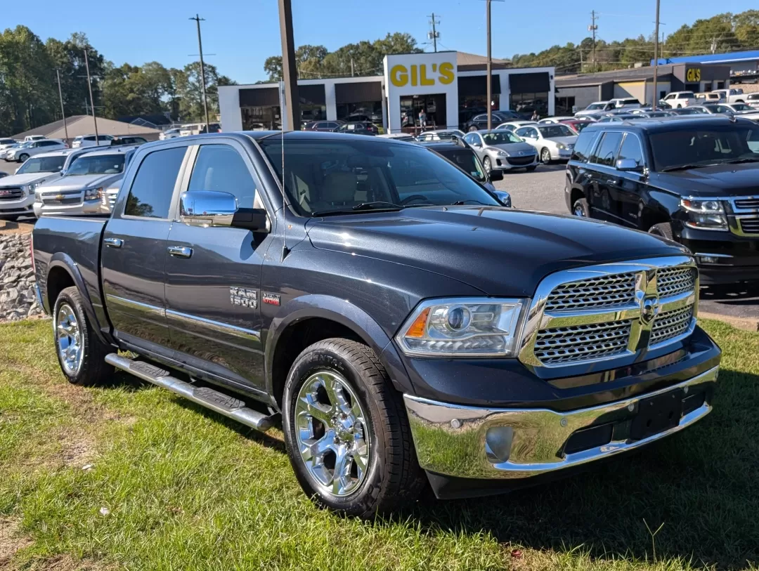 2014 /Lt Frost Beige/Brown Ram 1500 Laramie (1C6RR6NT4ES) with an Other engine, located at 3959 U.S. 80 W, Phenix City, AL, 36870, (334) 297-4885, 32.469296, -85.135185 - Are you ready to elevate your driving experience while tackling daily commutes or weekend adventures? Look no further than this stunning 2014 Ram 1500 Laramie Crew Cab Pickup, now available at Gils Auto in Phenix City, AL. This vehicle combines rugged performance with luxury features, making it perf - Photo#2