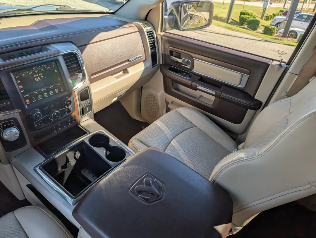 2014 /Lt Frost Beige/Brown Ram 1500 Laramie (1C6RR6NT4ES) with an Other engine, located at 3959 U.S. 80 W, Phenix City, AL, 36870, (334) 297-4885, 32.469296, -85.135185 - Are you ready to elevate your driving experience while tackling daily commutes or weekend adventures? Look no further than this stunning 2014 Ram 1500 Laramie Crew Cab Pickup, now available at Gils Auto in Phenix City, AL. This vehicle combines rugged performance with luxury features, making it perf - Photo#13