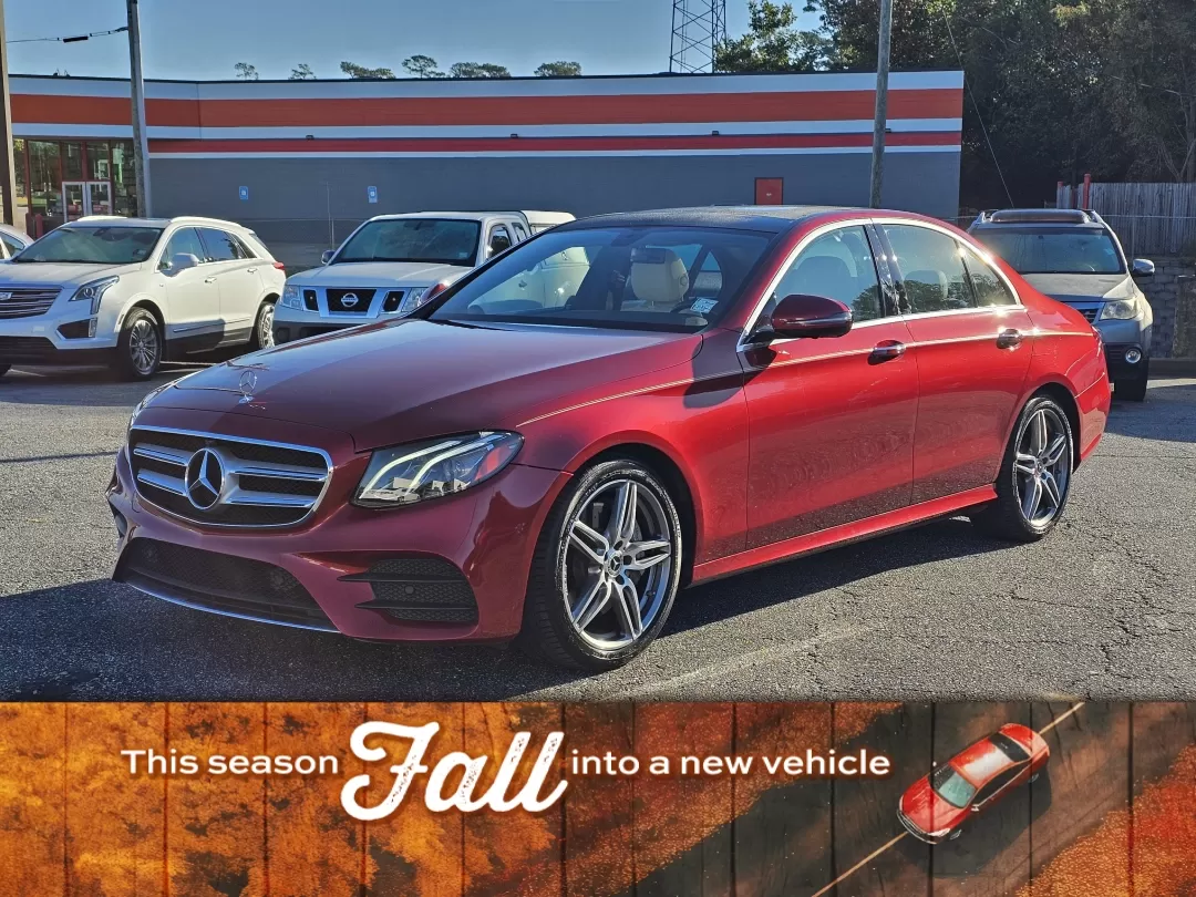 2019 Mercedes-Benz E-Class E 300 (WDDZF4JBXKA) with an Other engine, located at 3959 U.S. 80 W, Phenix City, AL, 36870, (334) 297-4885, 32.469296, -85.135185 - **Elevate Your Daily Drive-Discover the 2019 Mercedes-Benz E-Class at Gils Auto!**<br /> <br /> Embrace a lifestyle of luxury and comfort with the 2019 Mercedes-Benz E-Class, perfect for those who appreciate elegance in their everyday journeys. This stunning red 4-door sedan not only offers a sophis - Photo#0