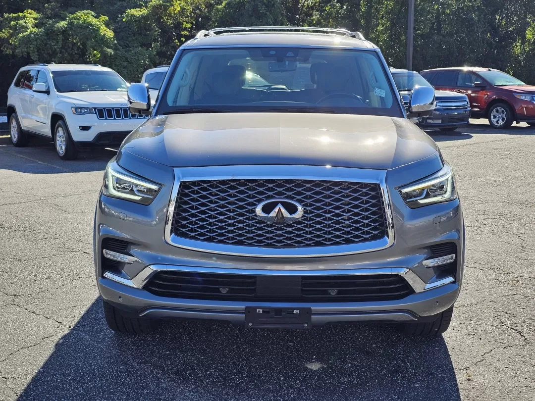 2019 /Graphite Infiniti QX80 LUXE (JN8AZ2NE3K9) with an Other engine, located at 3959 U.S. 80 W, Phenix City, AL, 36870, (334) 297-4885, 32.469296, -85.135185 - Experience luxury and adventure with the 2019 Infiniti QX80 LUXE, the perfect SUV for those who crave space, comfort, and sophistication. Ideal for growing families, weekend getaways, or commuting in style, this vehicle is designed to elevate your lifestyle while ensuring safety and convenience. At - Photo#1