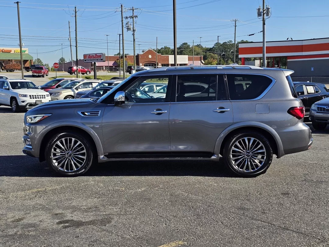 2019 /Graphite Infiniti QX80 LUXE (JN8AZ2NE3K9) with an Other engine, located at 3959 U.S. 80 W, Phenix City, AL, 36870, (334) 297-4885, 32.469296, -85.135185 - Experience luxury and adventure with the 2019 Infiniti QX80 LUXE, the perfect SUV for those who crave space, comfort, and sophistication. Ideal for growing families, weekend getaways, or commuting in style, this vehicle is designed to elevate your lifestyle while ensuring safety and convenience. At - Photo#7