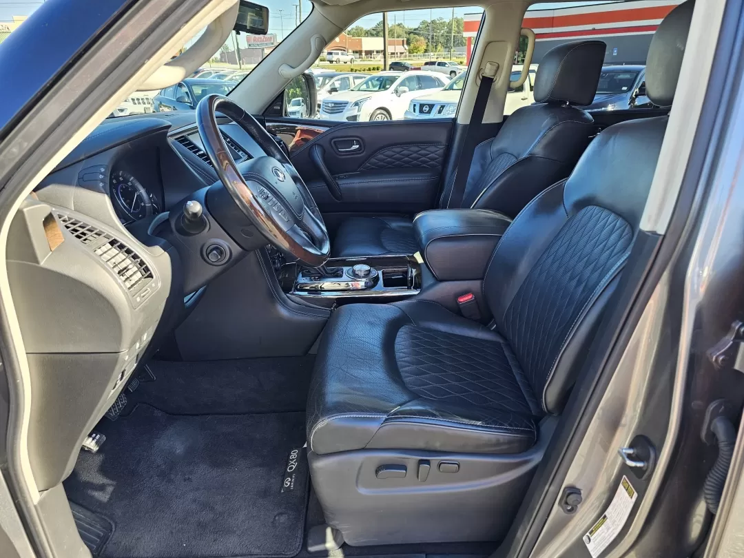 2019 /Graphite Infiniti QX80 LUXE (JN8AZ2NE3K9) with an Other engine, located at 3959 U.S. 80 W, Phenix City, AL, 36870, (334) 297-4885, 32.469296, -85.135185 - Experience luxury and adventure with the 2019 Infiniti QX80 LUXE, the perfect SUV for those who crave space, comfort, and sophistication. Ideal for growing families, weekend getaways, or commuting in style, this vehicle is designed to elevate your lifestyle while ensuring safety and convenience. At - Photo#9